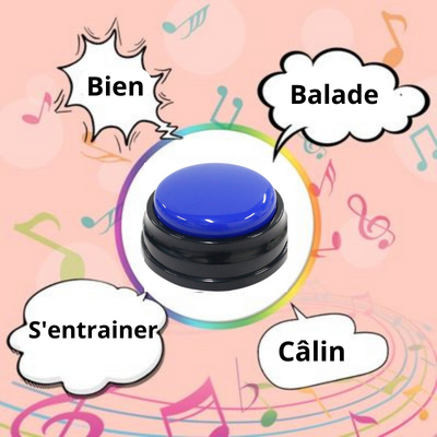 Talkiepooch™- Lot de 4 boutons d'enregistrement vocal pour chien