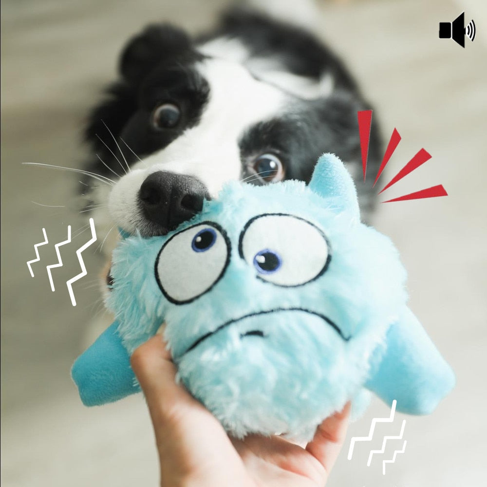 Shake-Monster™ - Jouet interactif en peluche pour chien